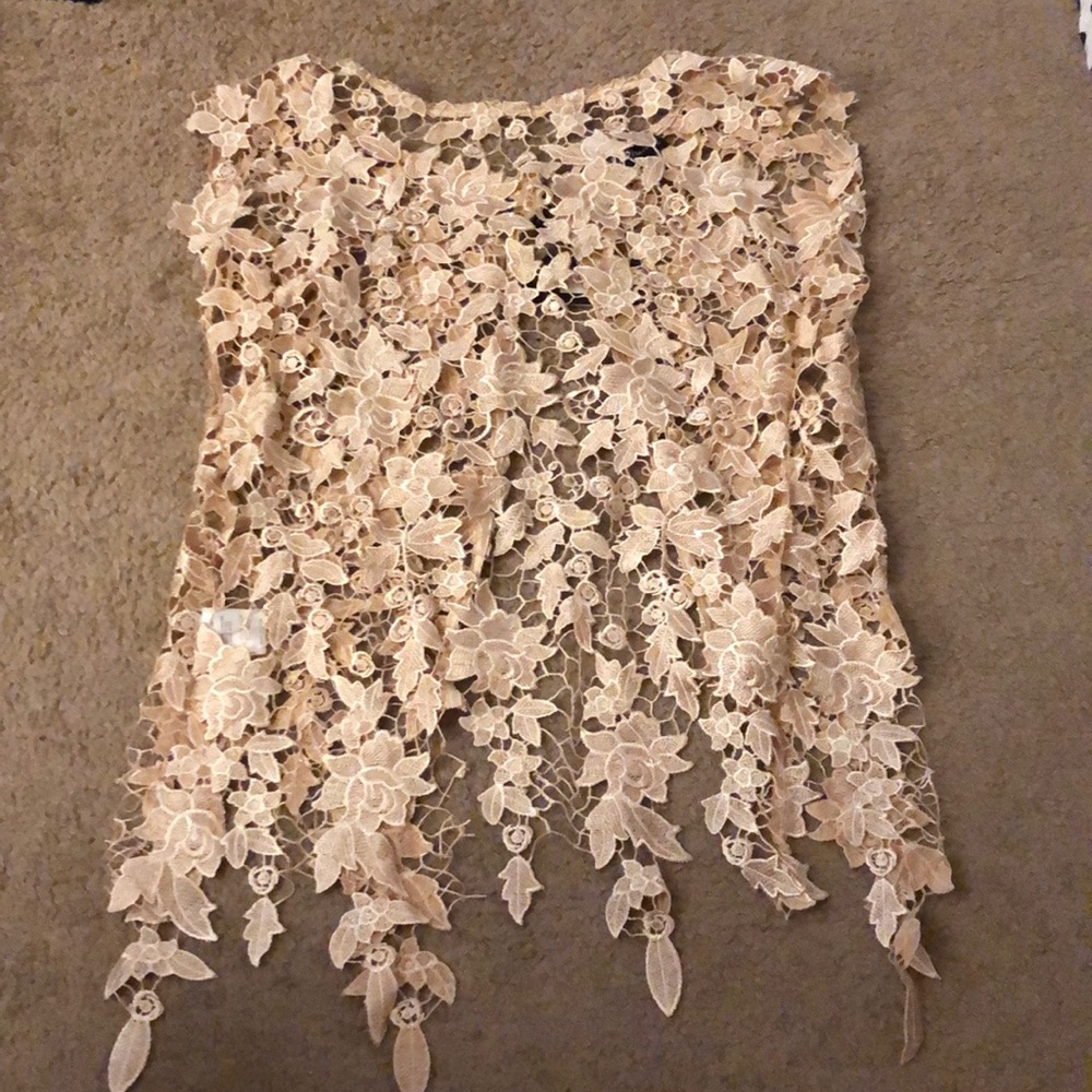 ModCloth Miss French fluttering rose top